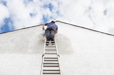 Peinture extérieure à Issenheim — façades et ravalement